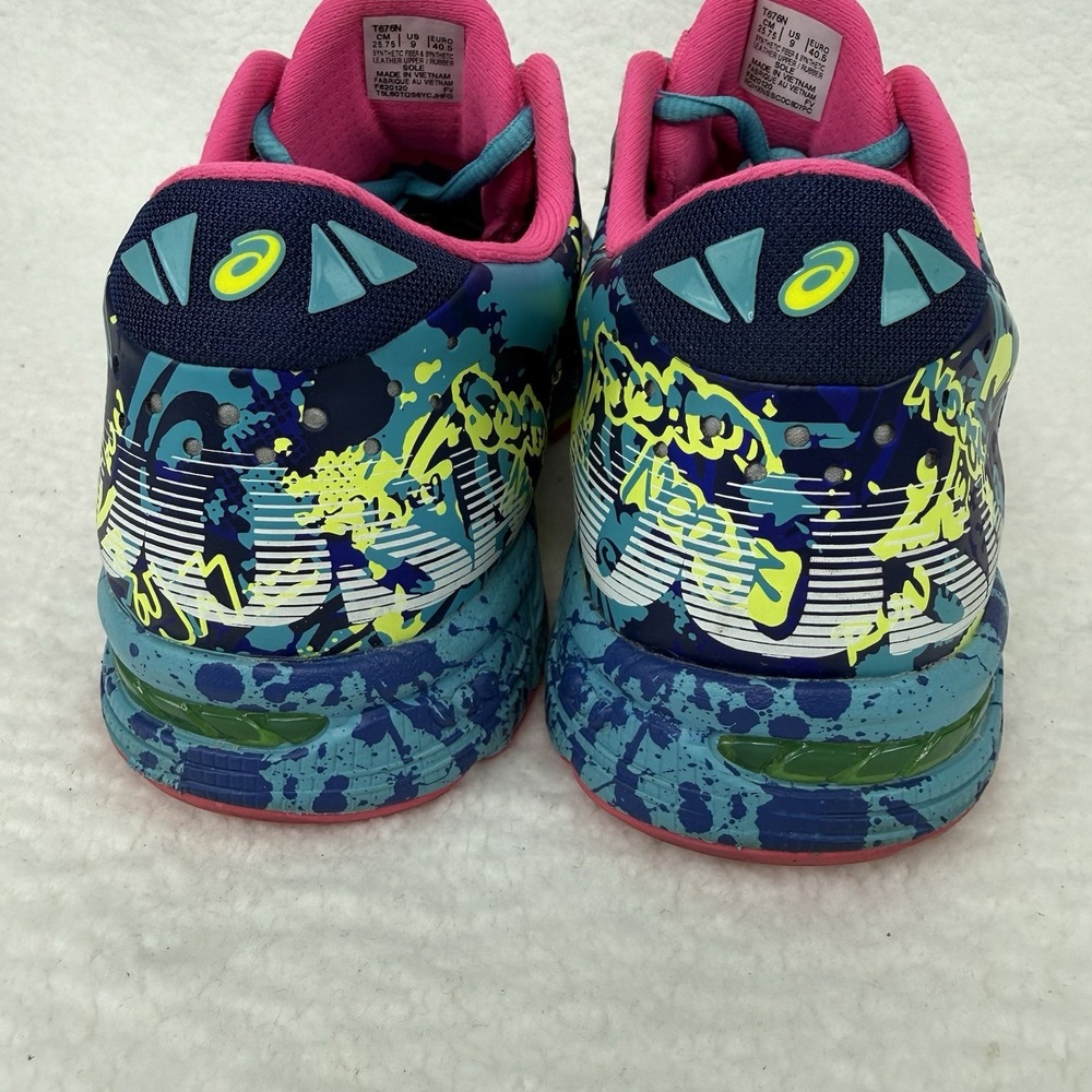 ASICS GEL-Noosa Tri 11 Women Running Shoes 9 Colorful Glow in Dark T676N - Picture 7 of 12